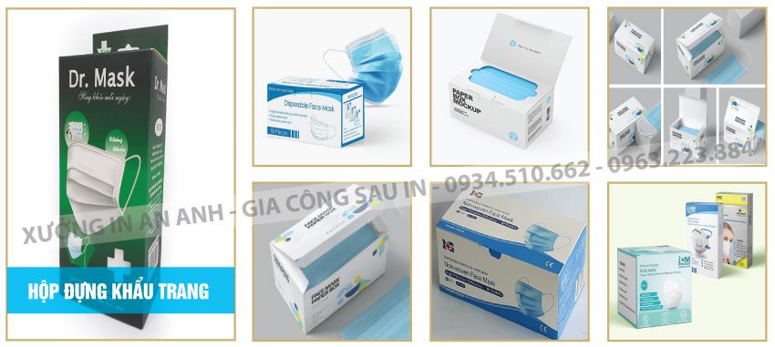 mẫu hộp khẩu trang y tế