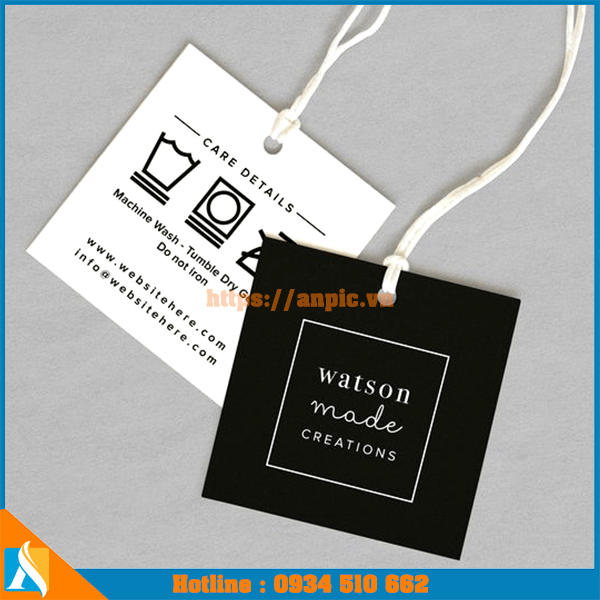 mẫu nhãn mác dành cho shop thời trang