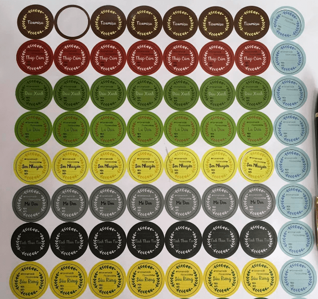 Mẫu tem nhãn nhân bánh trung thu được đặt hàng nhiều nhất năm 2019