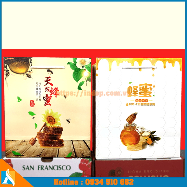 mẫu thiết kế hộp giấy đựng mật ong sáng tạo