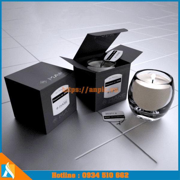 mẫu thiết kế hộp giấy đựng nến thơm sáng tạo