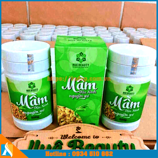 mẫu thiết kế hộp giấy sáng tạo đựng mầm đậu nành