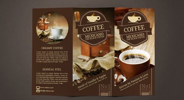 Kích thước in tờ rơi cafe thường là A5