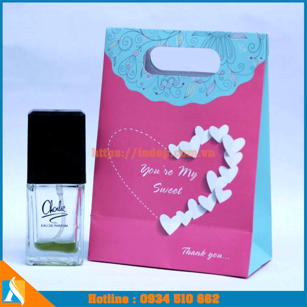 mẫu túi giấy đựng mỹ phẩm