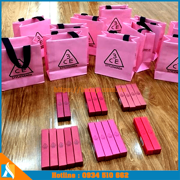 mẫu túi xách giấy đựng son đẹp