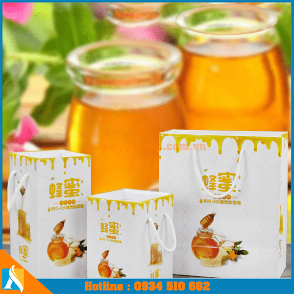 mẫu vỏ bao bì đựng chai mật ong