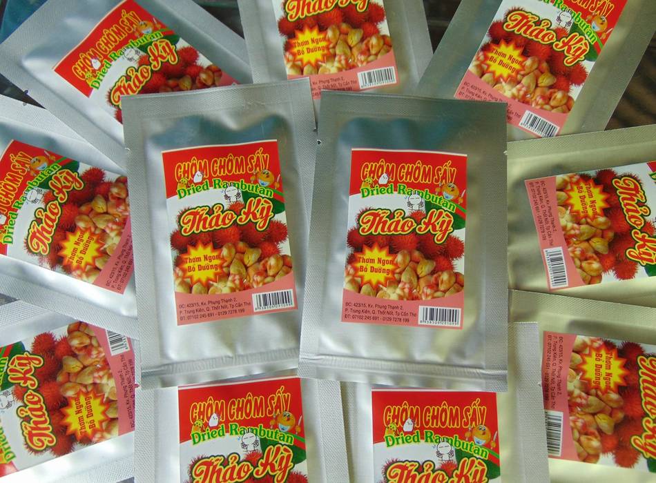 mẫu tem decal hoa quả sấy