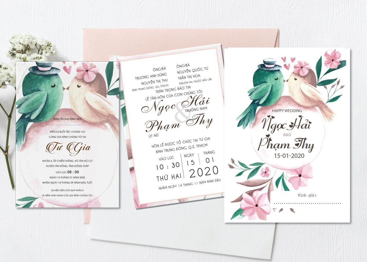 Những điều “đại kị” khi in và gia công thiệp cưới hiện đại