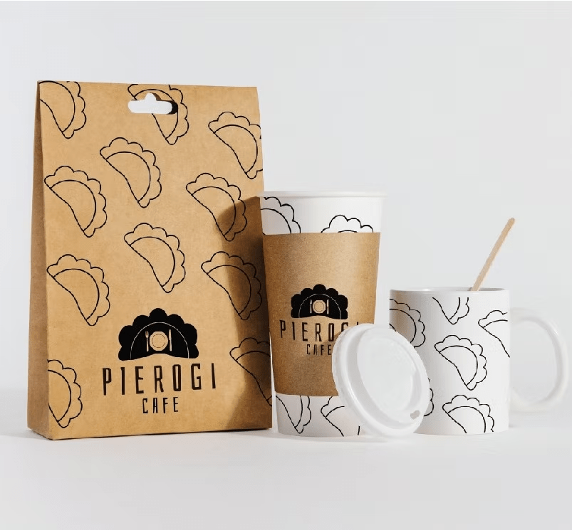Pierogies trong một chiếc túi tại sao không  thiết kế bao bì bởi mdruzkowski