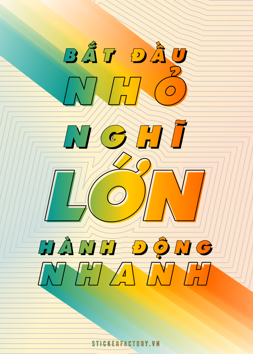 Mẫu poster truyền động lực