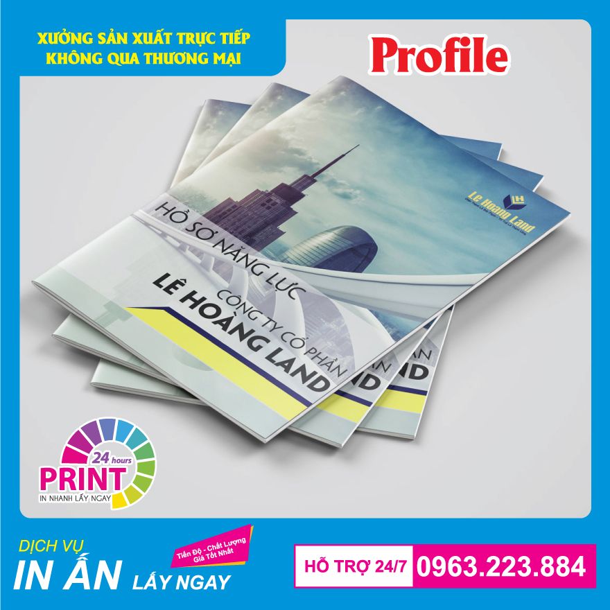 Quy cách in ấn Profile