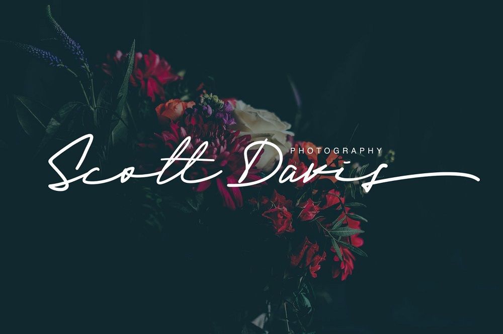 Font chữ kí Scripture