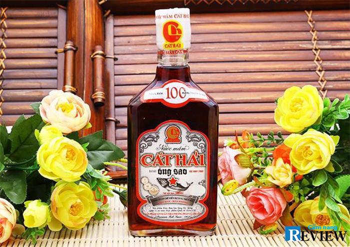 tem nhãn dán chai nước mắm Cát Hải