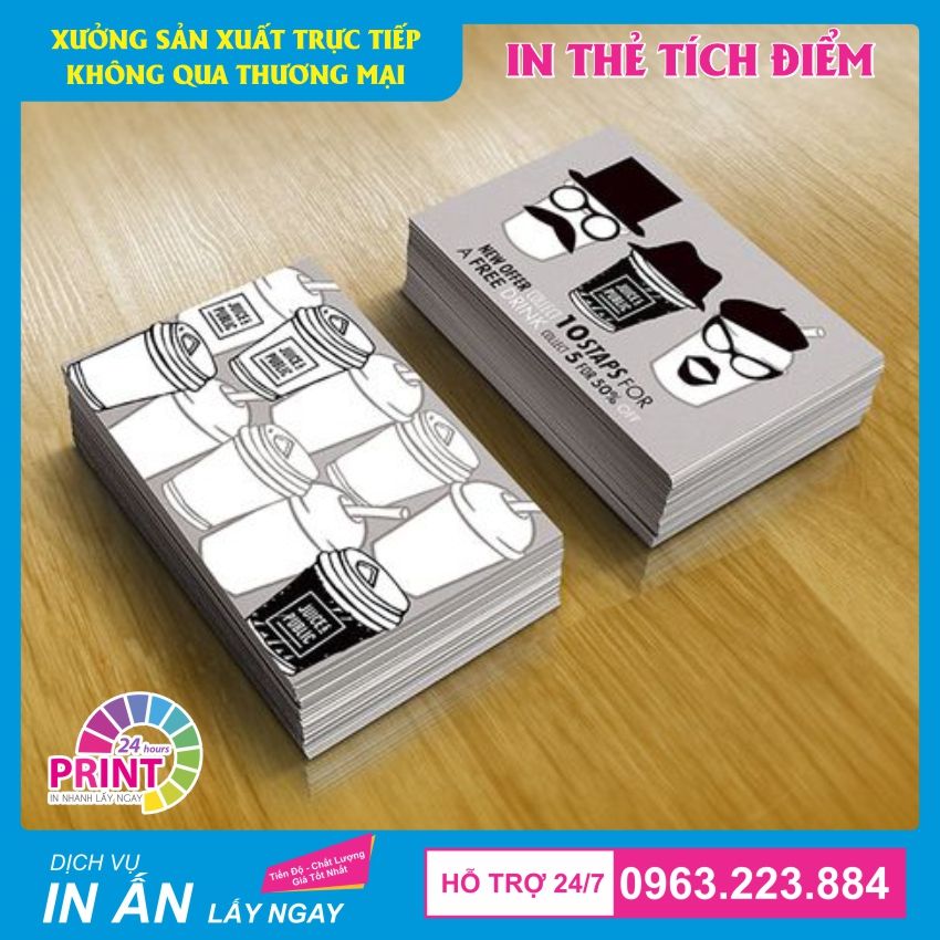 thẻ tích điểm trà sữa