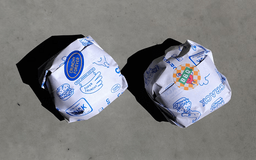 Thiết kế bao bì burger của karla heredia martínez.