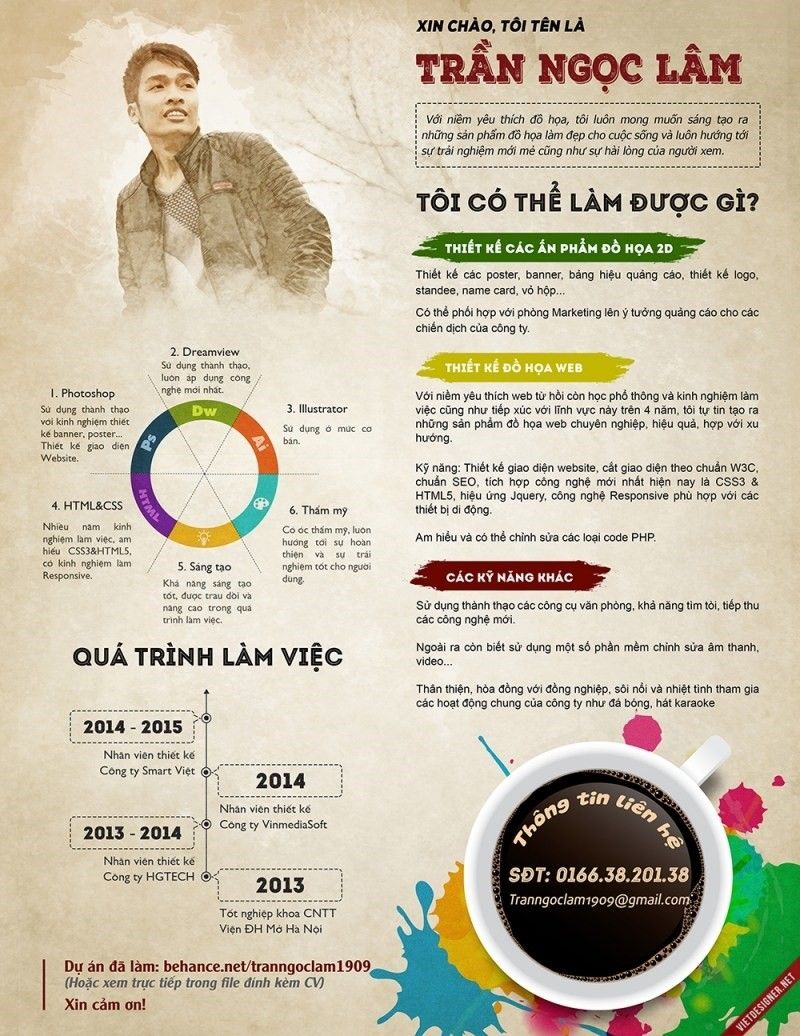 Mẫu hồ sơ năng lực cá nhân thể hiện rõ tài năng, kỹ thuật, kiến thức chuyên môn