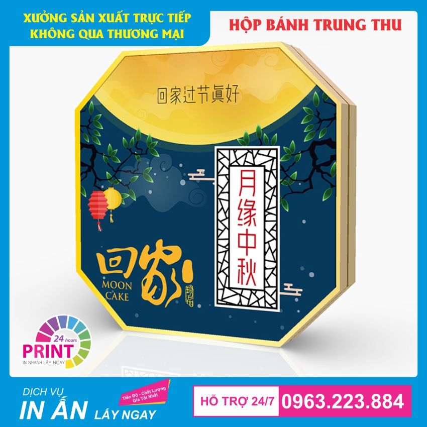 thiết kế hộp đựng bánh trung thu