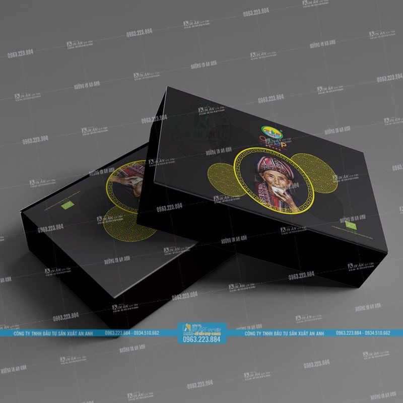 thiết kế hộp đựng trà cao cấp