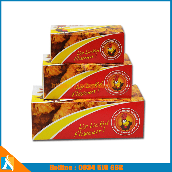 thiết kế hộp đựng gà rán