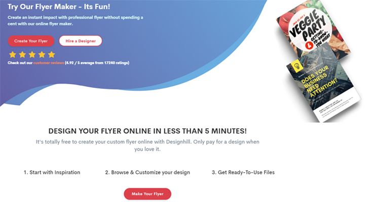 thiết kế tờ rơi càng nhiều điều thú vị càng tốt