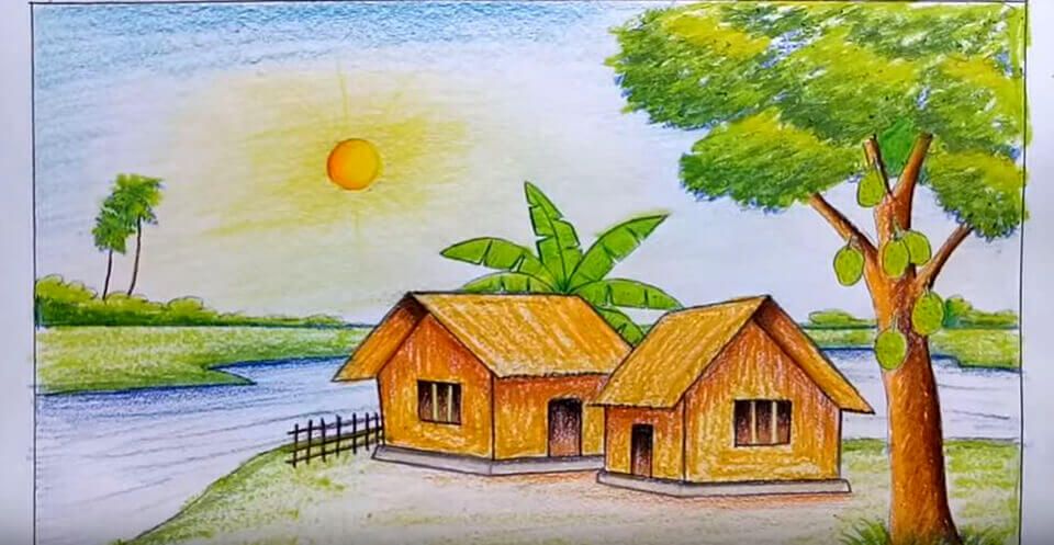 vẽ tranh phong cảnh