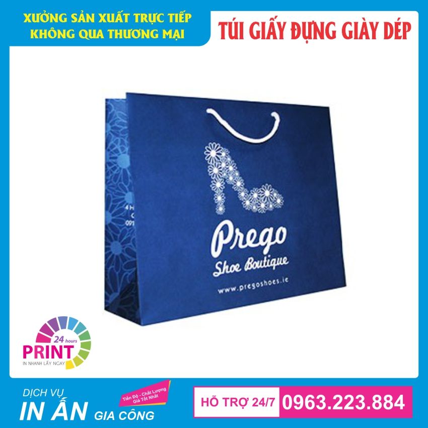 túi giấy đựng giày