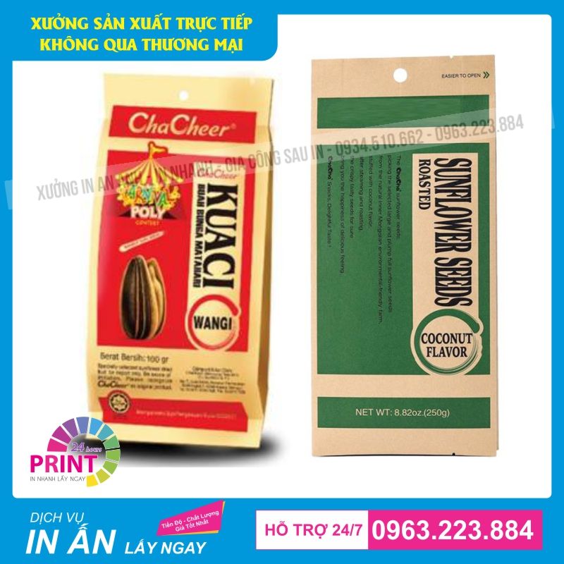 túi hướng dương in ấn đẹp