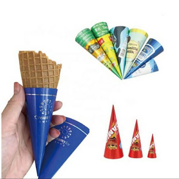 In Vỏ giấy lót kem ốc quế