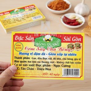 Báo giá in tem nhãn mác