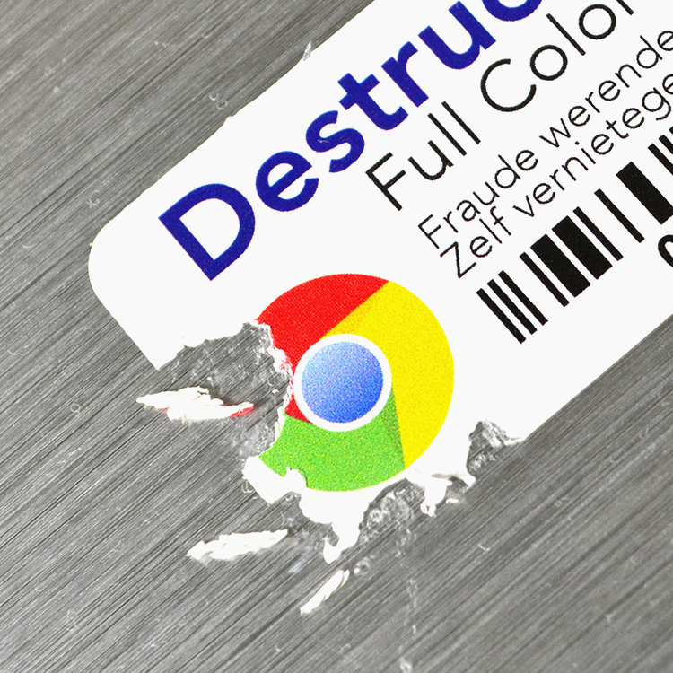 chất liệu decal vỡ