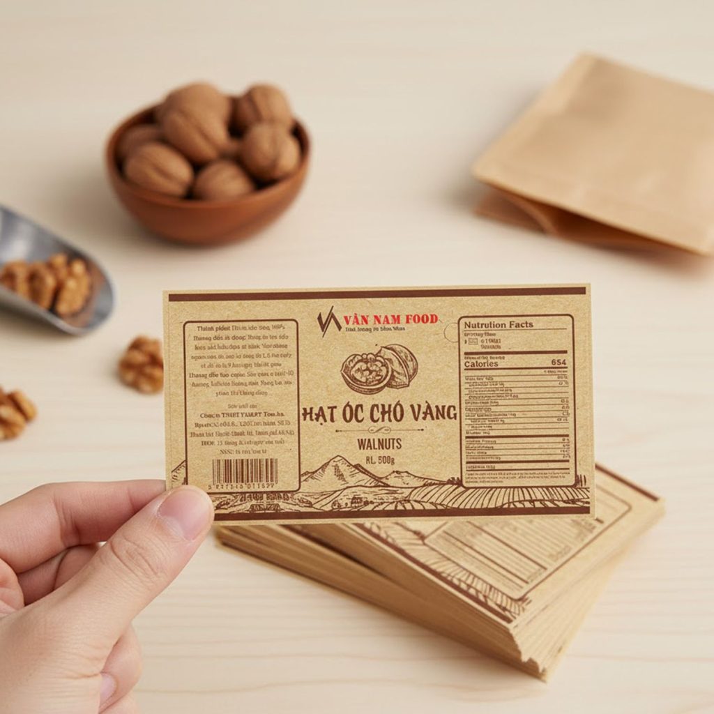 cty in tem giấy kraft