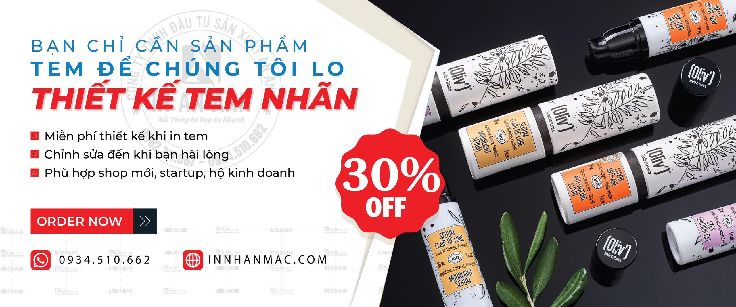 dịch vụ thiết kế tem nhãn