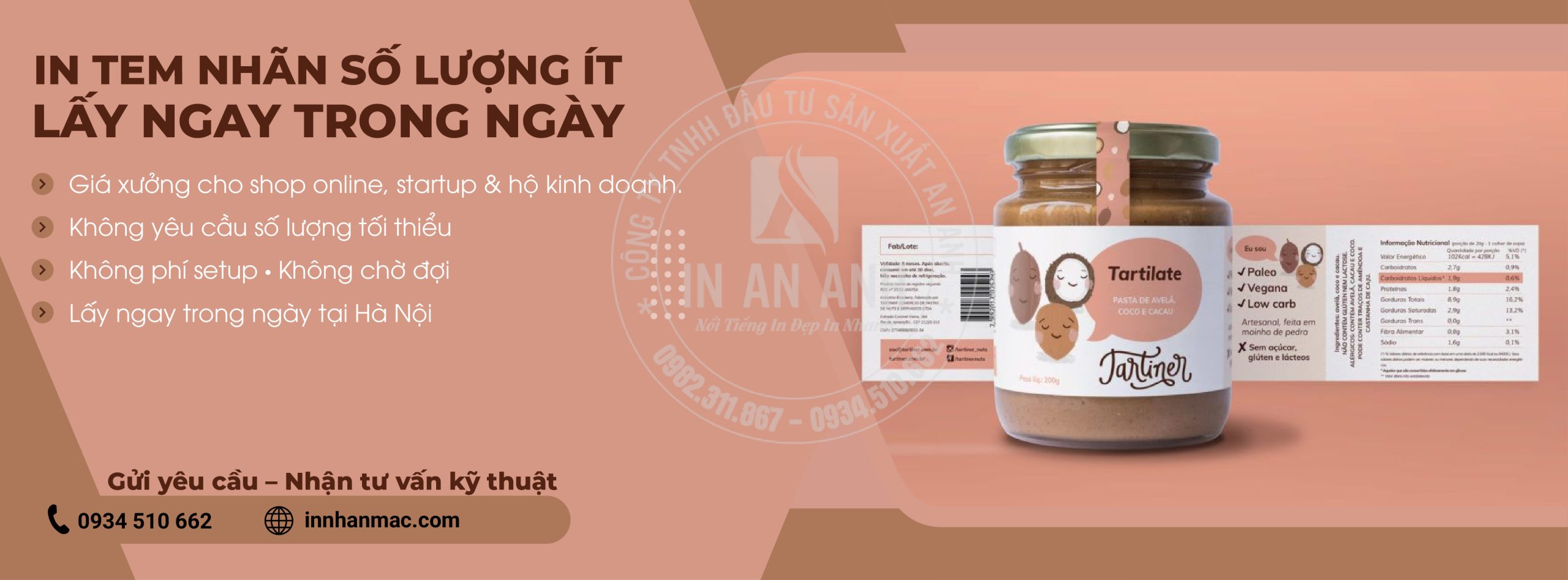 In tem nhãn số lượng ít giá rẻ