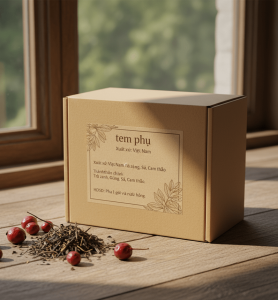 in tem phụ sản phẩm