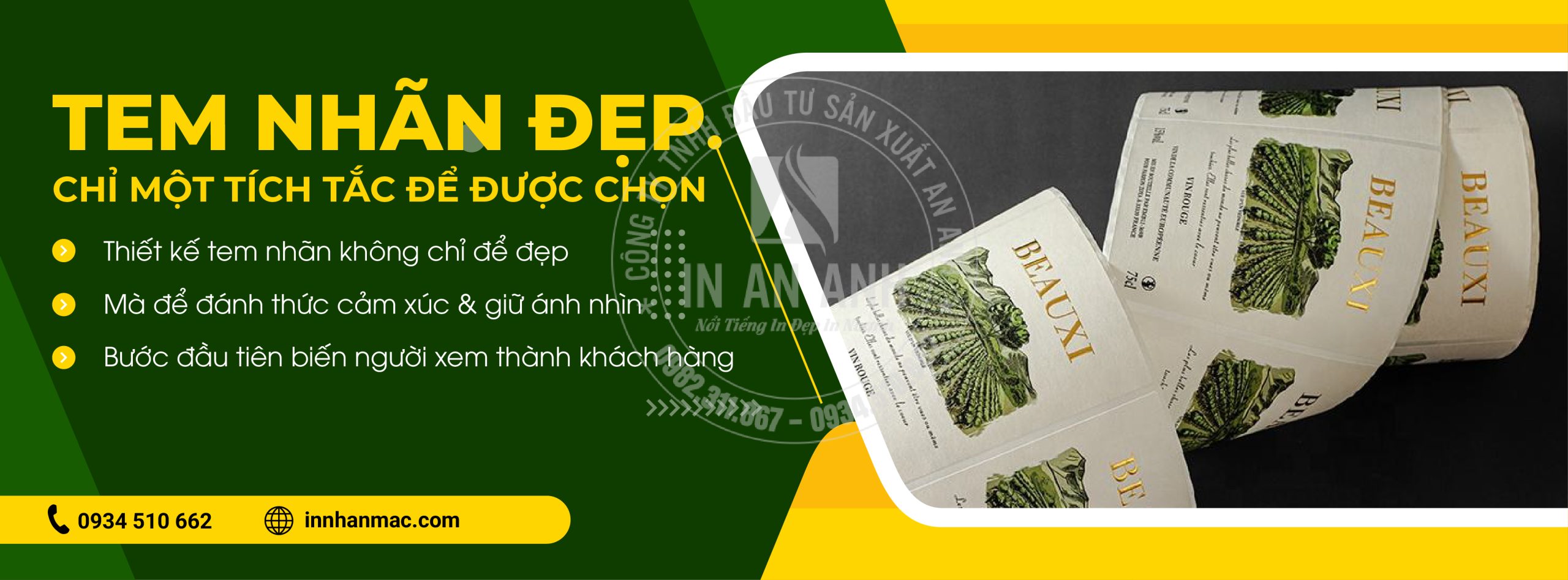 Kinh nghiệm thiết kế tem nhãn