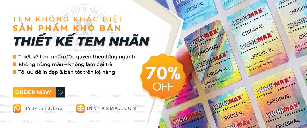thiết kế tem nhãn 