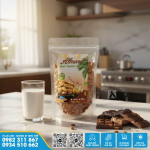 In Tem Dán Túi Đựng Hạt Dẻ Cười