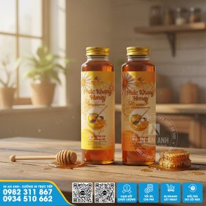 In Tem Decal Dán Chai Mật Ong