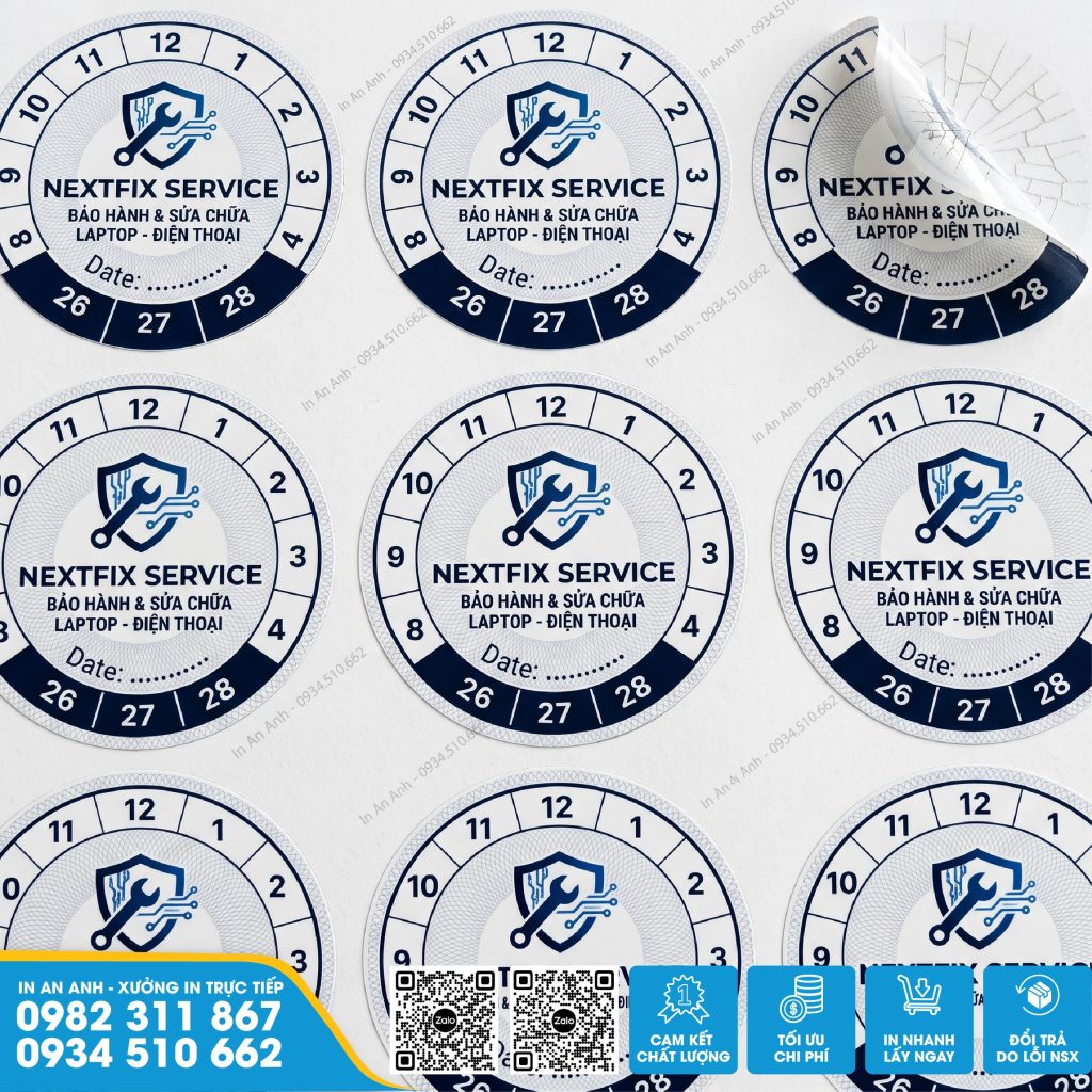 in tem bảo hành giá rẻ lấy ngay