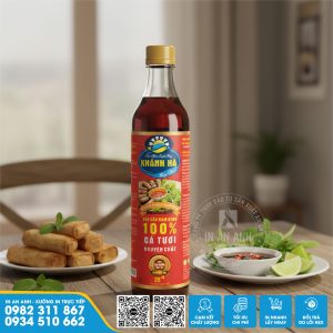 In Tem Decal Dán Chai Nước Mắm