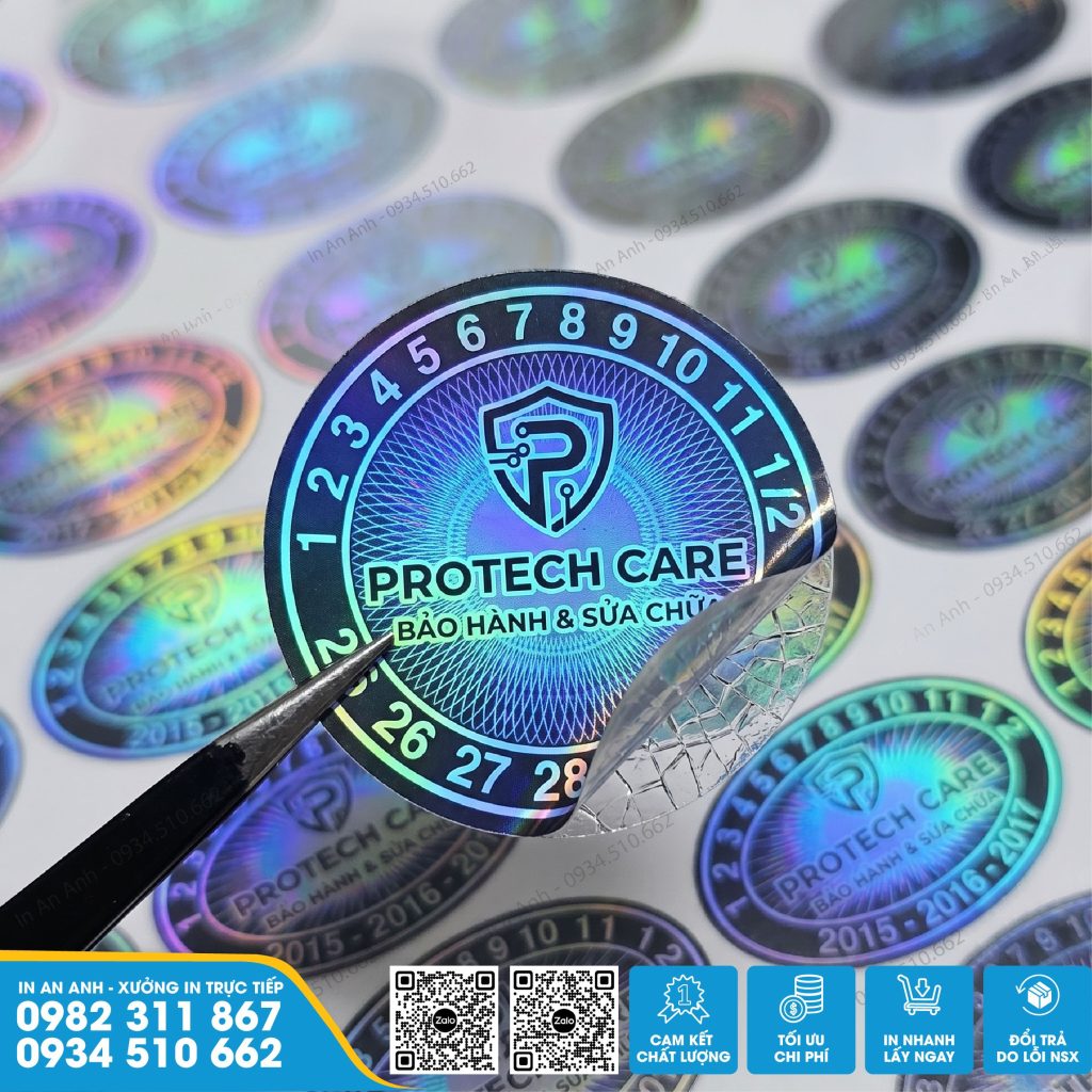 In tem hologram chống giả