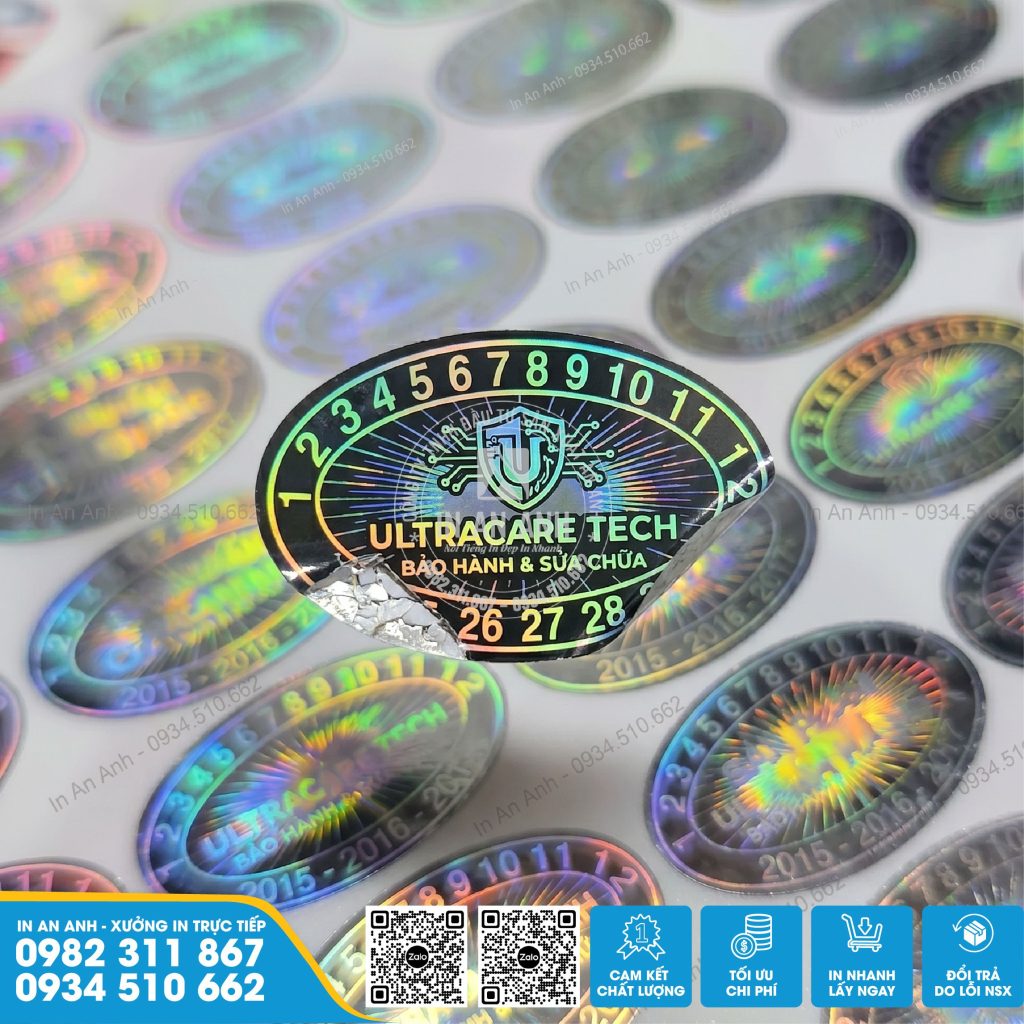 Địa chỉ in tem hologram