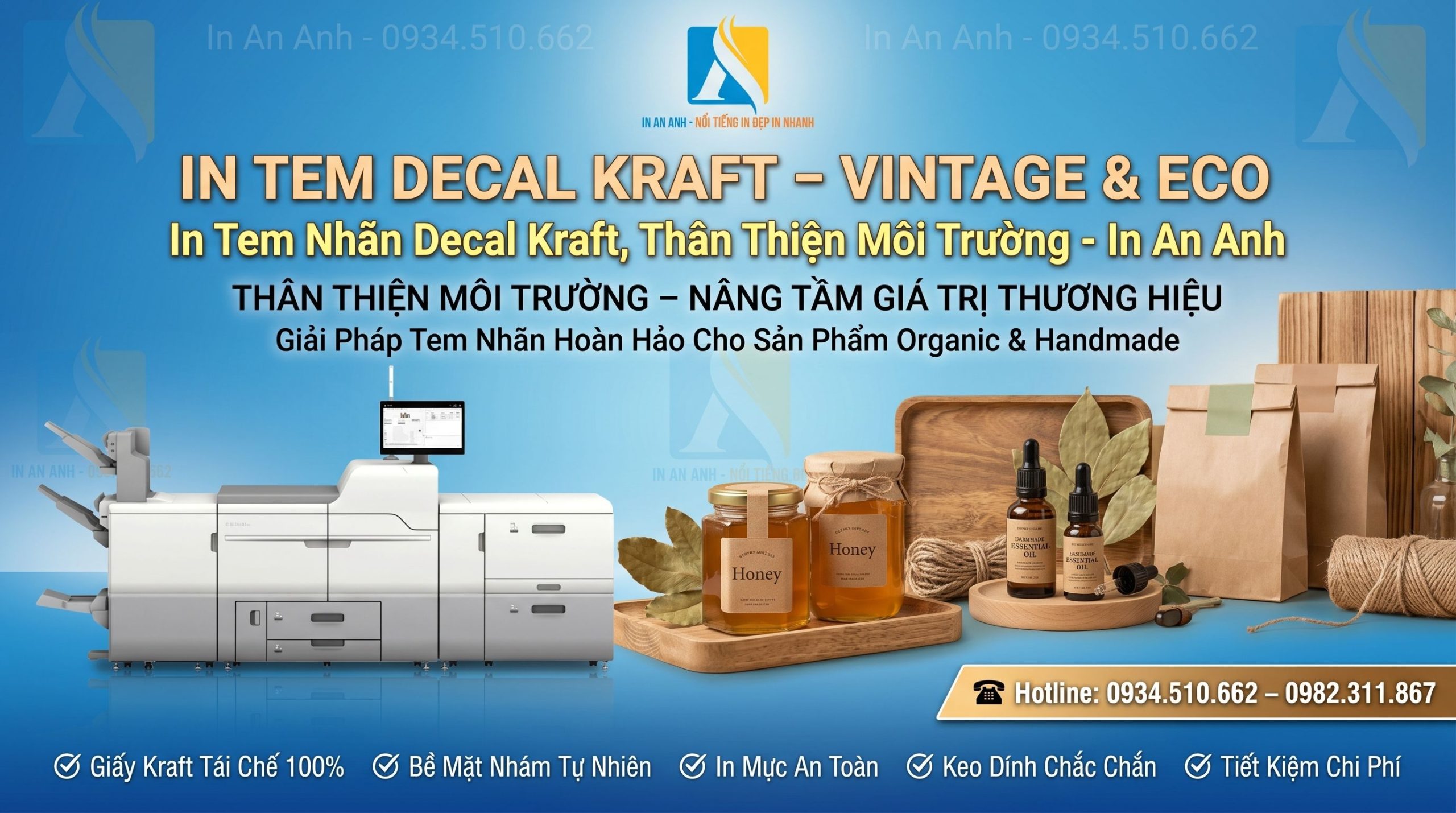 chất liệu decal kraft